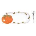 Pumpkin Tray and Dip Set