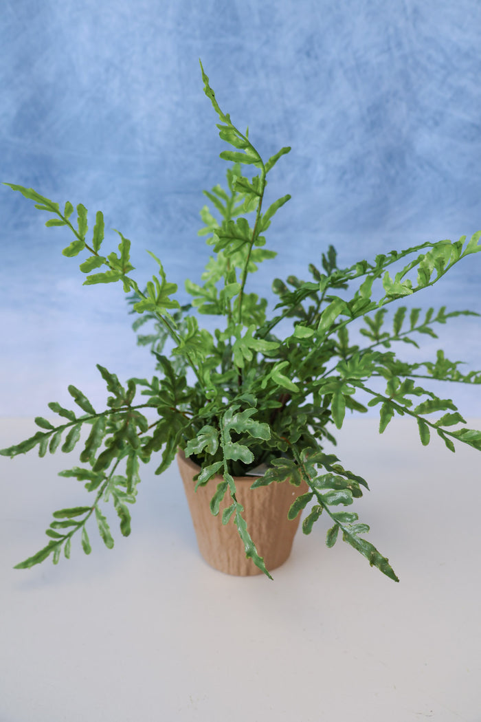 Real Touch Potted Fern Silk Plant