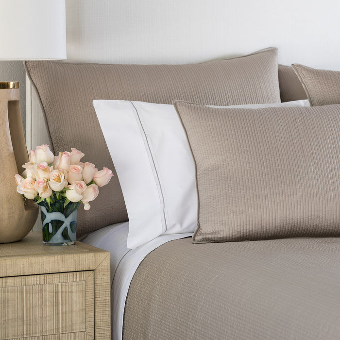 Retro King Pillow Dark Taupe S&S 20X36 (Old Dye Lot)
