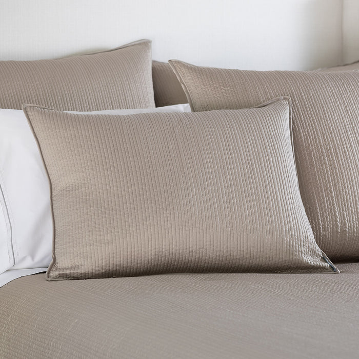 Retro Standard Pillow Dark Taupe S&S 20X26 (Old Dye Lot)