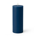 Richland 4" x 12" Navy Blue Pillar Candle Set of 6