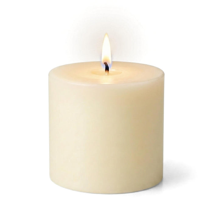 Richland 4" x 4" Ivory Pillar Candles Set of 6