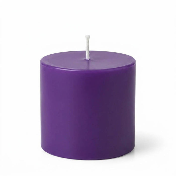 Richland 4" x 4" Purple Pillar Candles Set of 6