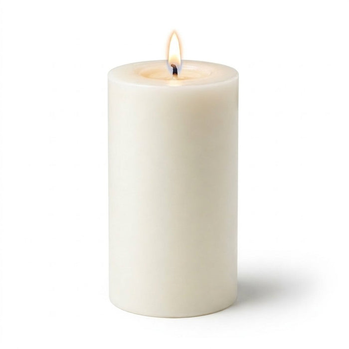 Richland 4" x 6" Light Ivory Pillar Candles Set of 6