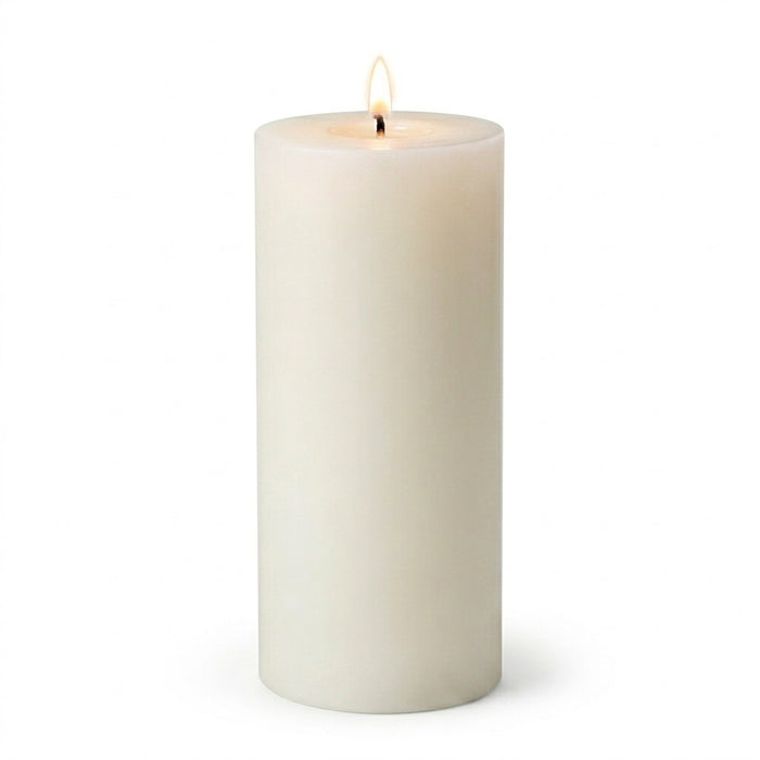 Richland 4" x 9" Light Ivory Pillar Candle