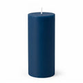 Richland 4" x 9" Navy Blue Pillar Candles Set of 6
