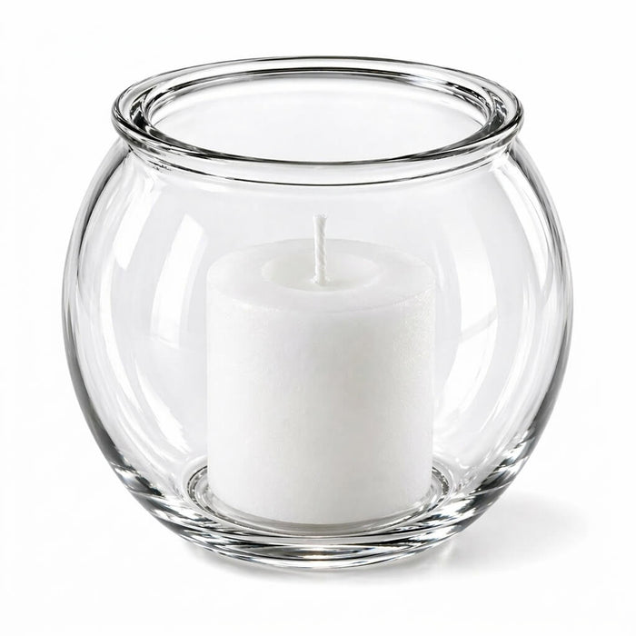 Richland Bubble Ball Vase with Rim 3" Set of 12