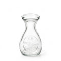Clear Teardrop Glass Bud Vase