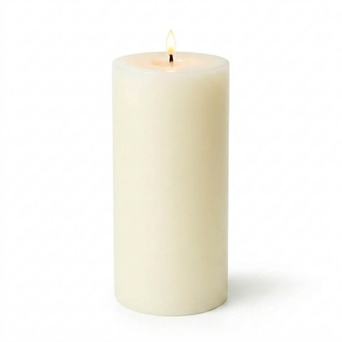 Richland Pillar Candles 3"x6" Light Ivory Set of 24