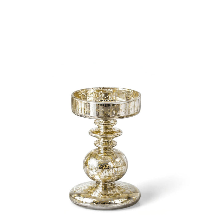 7.3" Pillar Holder Unique Mercury Bubble on a white background