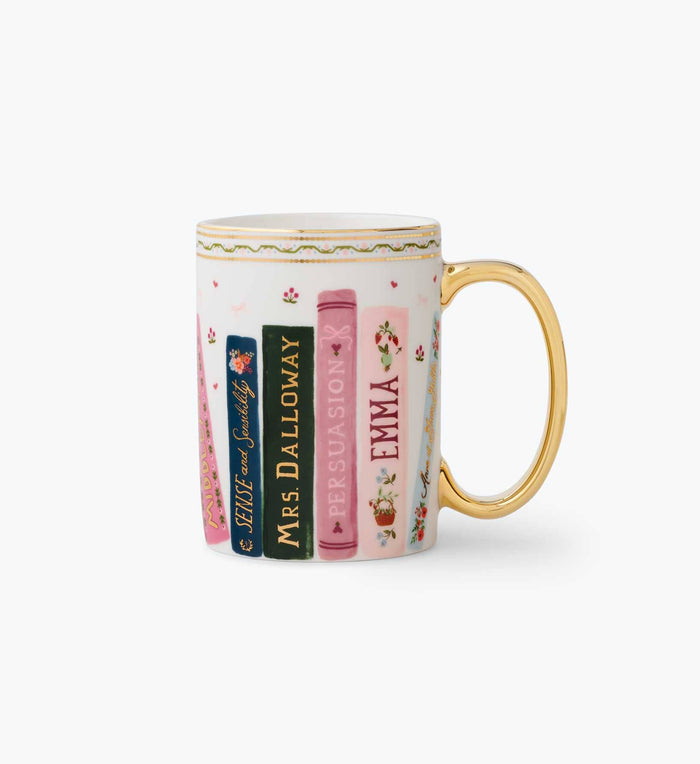 Rifle Paper Ladies Night Book Club Porcelain Mug
