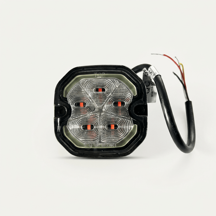 S500 4 - way Square LED hazard warning lightLED warning lightS500-AVSWDSRH Lighting