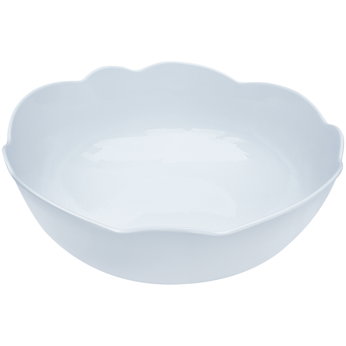 Scalloped Melamine Serving Bowl