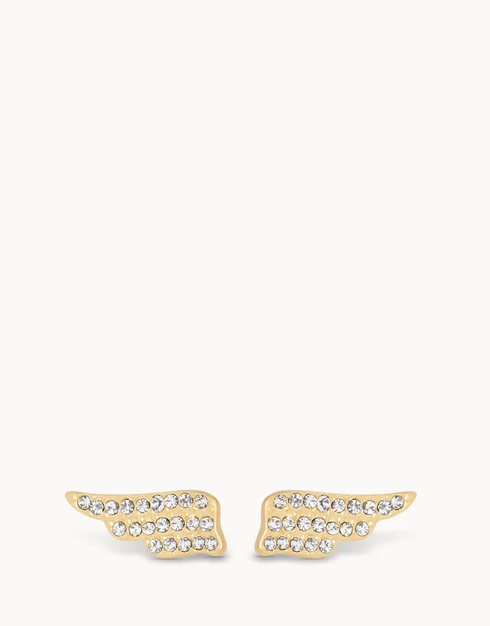 Spartina Sea La Vie Fly wings charm stud earrings for inspirational gift from Magnolias Home Decor