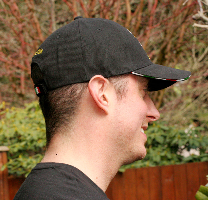 Sicilia Flag Baseball Cap Black