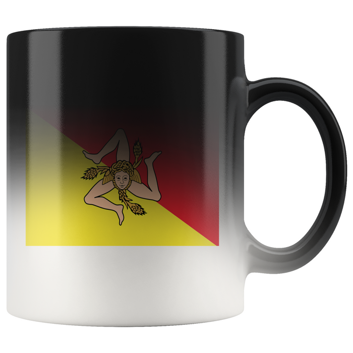 Sicilian Flag Color Changing Mug