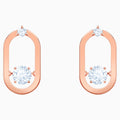 SPARKLING DC:PE STUD OVAL STUDS CZWH/ROS