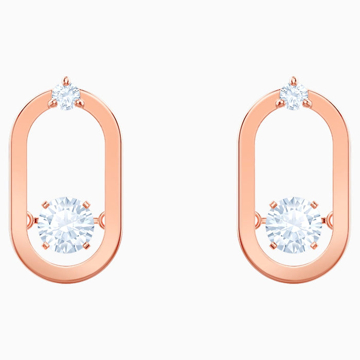 SPARKLING DC:PE STUD OVAL STUDS CZWH/ROS