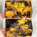 Stabilized box elder burl wood block