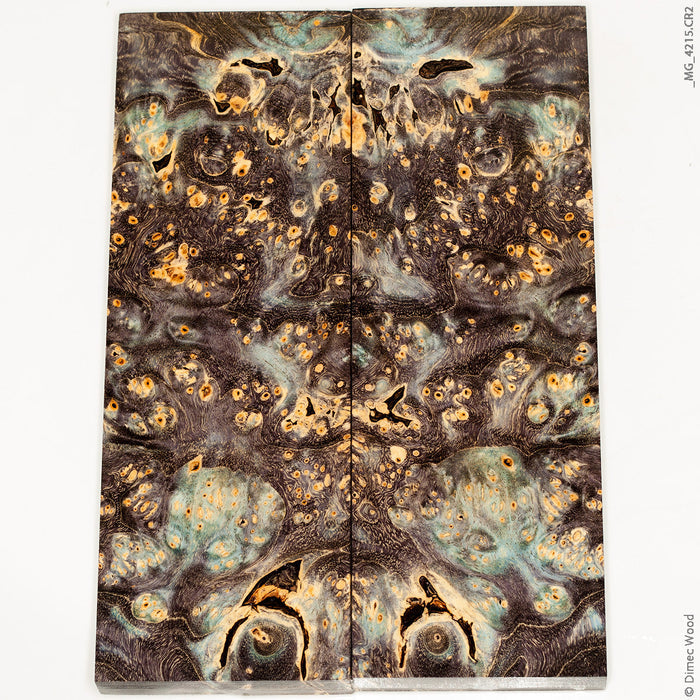 Stabilized box elder burl wood panels