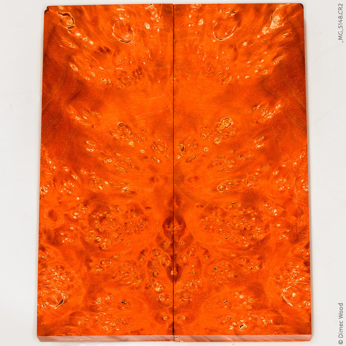 Stabilized box elder burl wood panels
