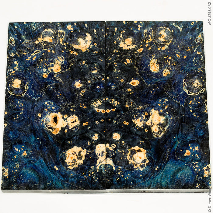 Stabilized box elder burl wood panels