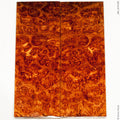 Stabilized golden amboyna burl wood panels