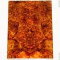 Stabilized golden amboyna burl wood panels