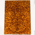 Stabilized golden amboyna burl wood panels