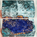 Stabilized hybrid wood box elder burl block