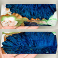 Stabilized hybrid wood box elder burl block