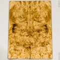 Stabilized natural wood box elder burl panels