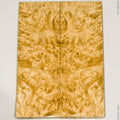 Stabilized natural wood box elder burl panels