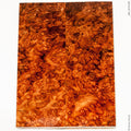 Stabilized red amboyna burl wood panels