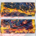 Stabilized wood box elder burl block