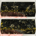 Stabilized wood box elder burl block
