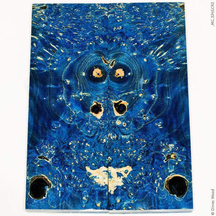 Stabilized wood box elder burl panels