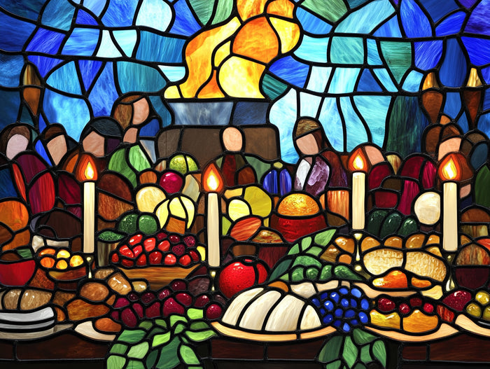 Stained Glass Holiday Feast