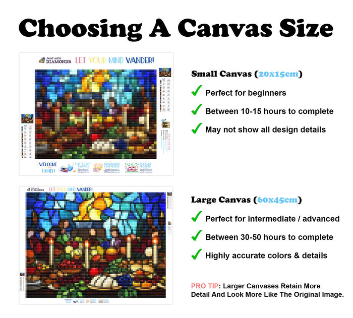 Stained Glass Holiday Feast