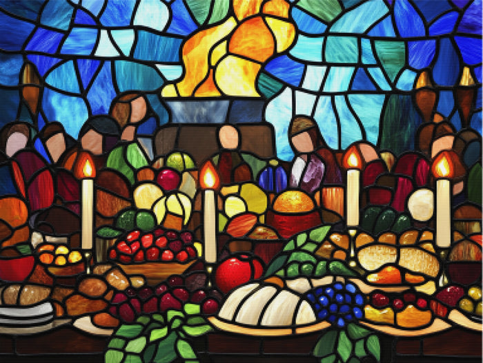 Stained Glass Holiday Feast