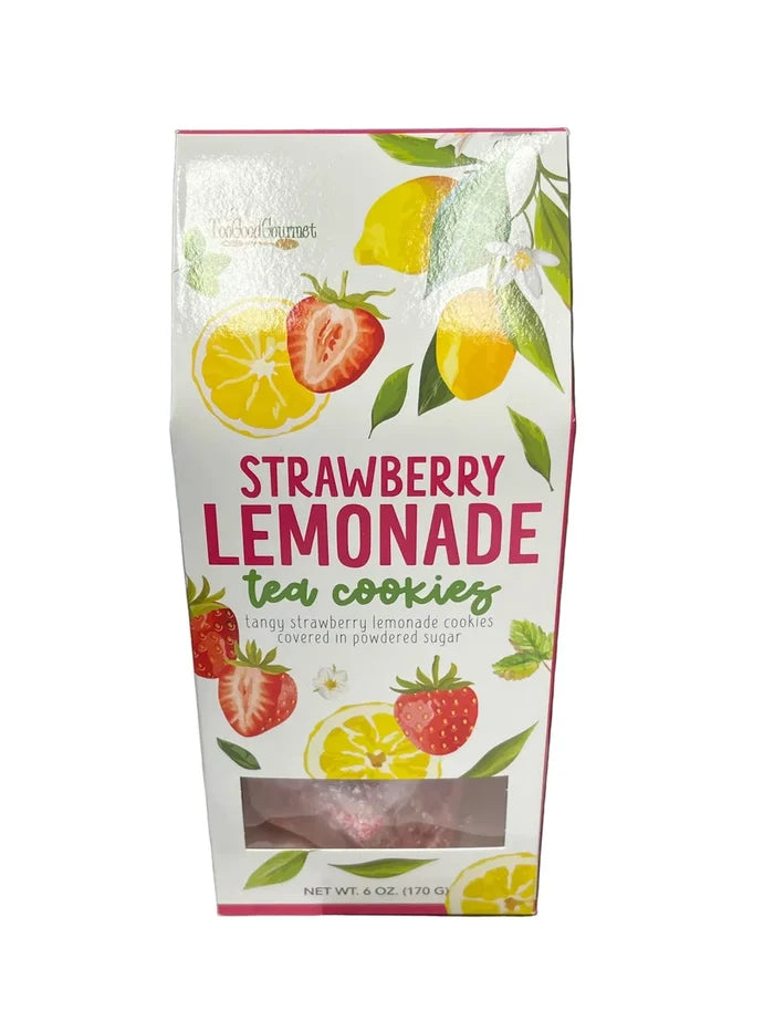 Strawberry Lemonade Tea Cookies