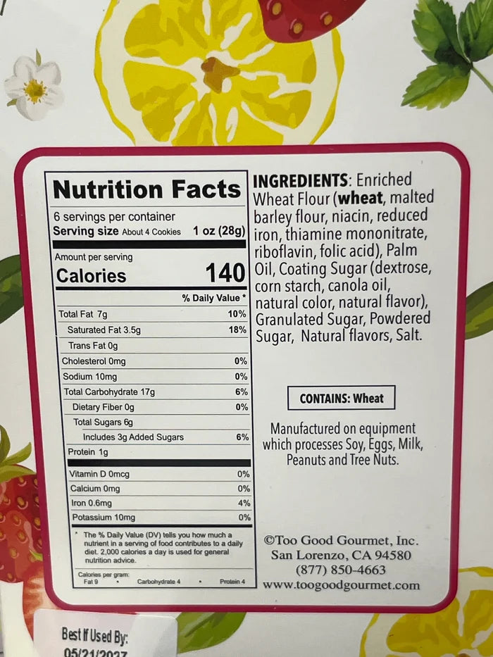 Strawberry Lemonade Tea Cookies