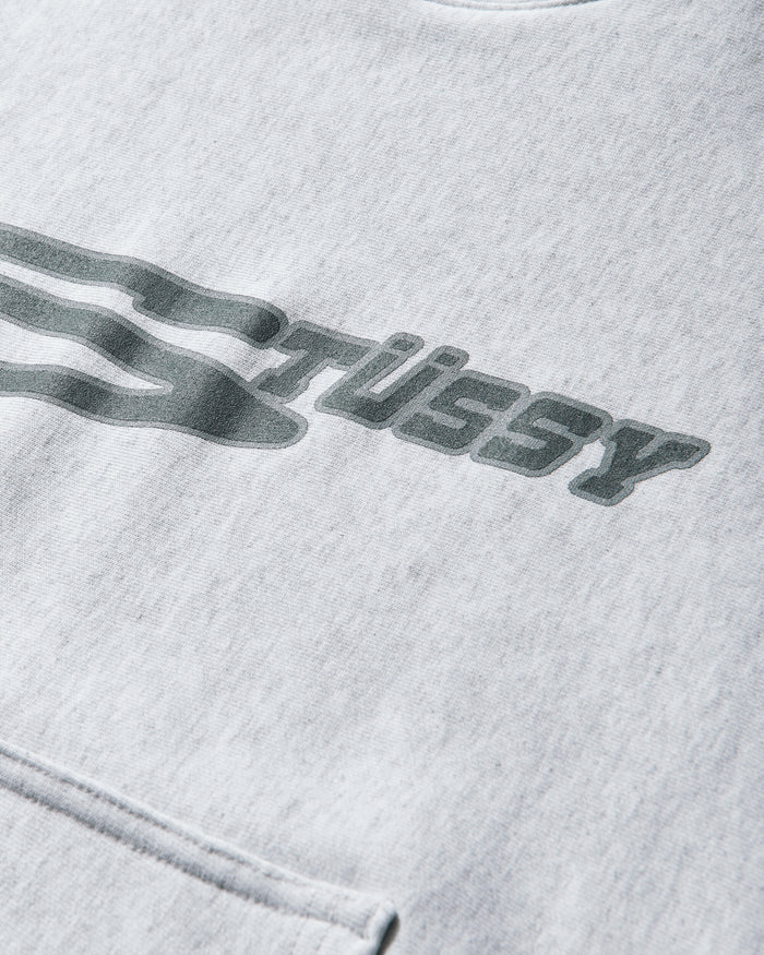 Stüssy Stretch Hood Ash Heather Sweatshirts Hoodies 1925145SJ 0062
