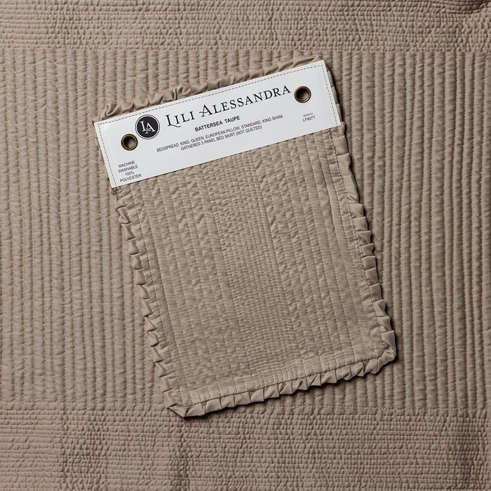 Swatch - Battersea Quilted Basics Taupe S&S 8.5X11