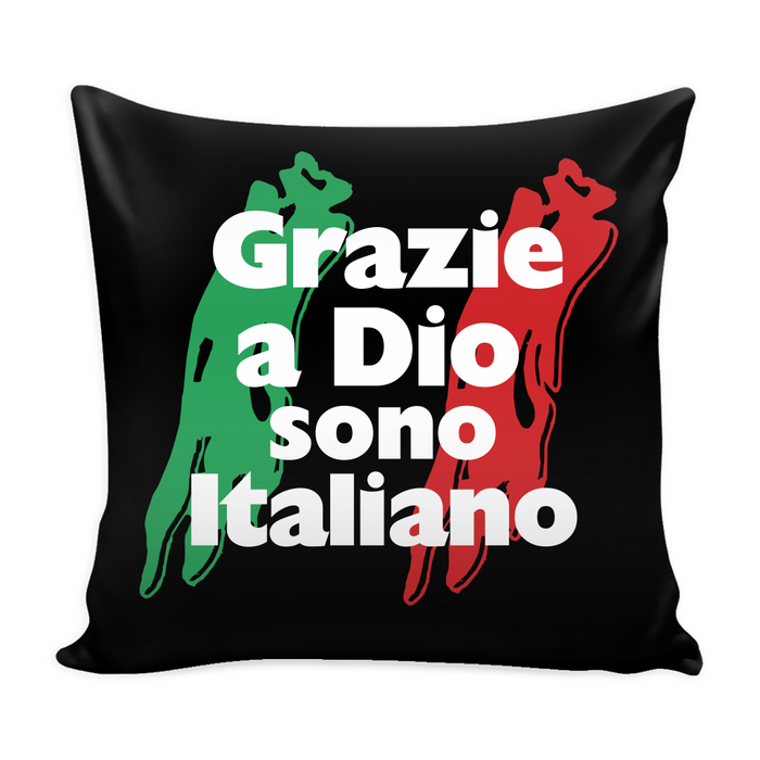 Thank God I'm Italian Decorative Throw Pillow Set (Pillow Cover and Insert)