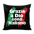 Thank God I'm Italian Decorative Throw Pillow Set (Pillow Cover and Insert)
