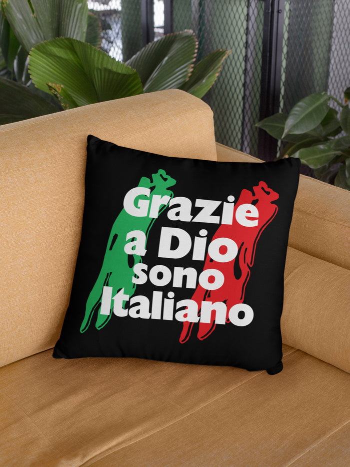 Thank God I'm Italian Decorative Throw Pillow Set (Pillow Cover and Insert)