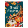 Polyester thanksgiving harvest blessings garden flag outdoor safe for farmhouse traditional fall home decor from Magnolias Home Decor