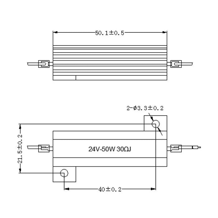 The dummy load resistor for led lampsAccessoryE1369TruckLEDSRH Lighting