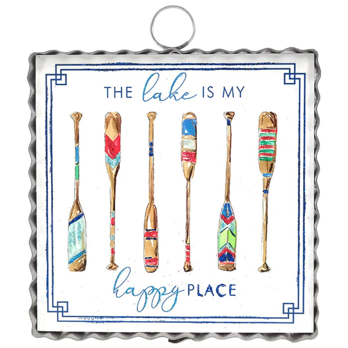 The Lake Is My Happy Place Mini Art